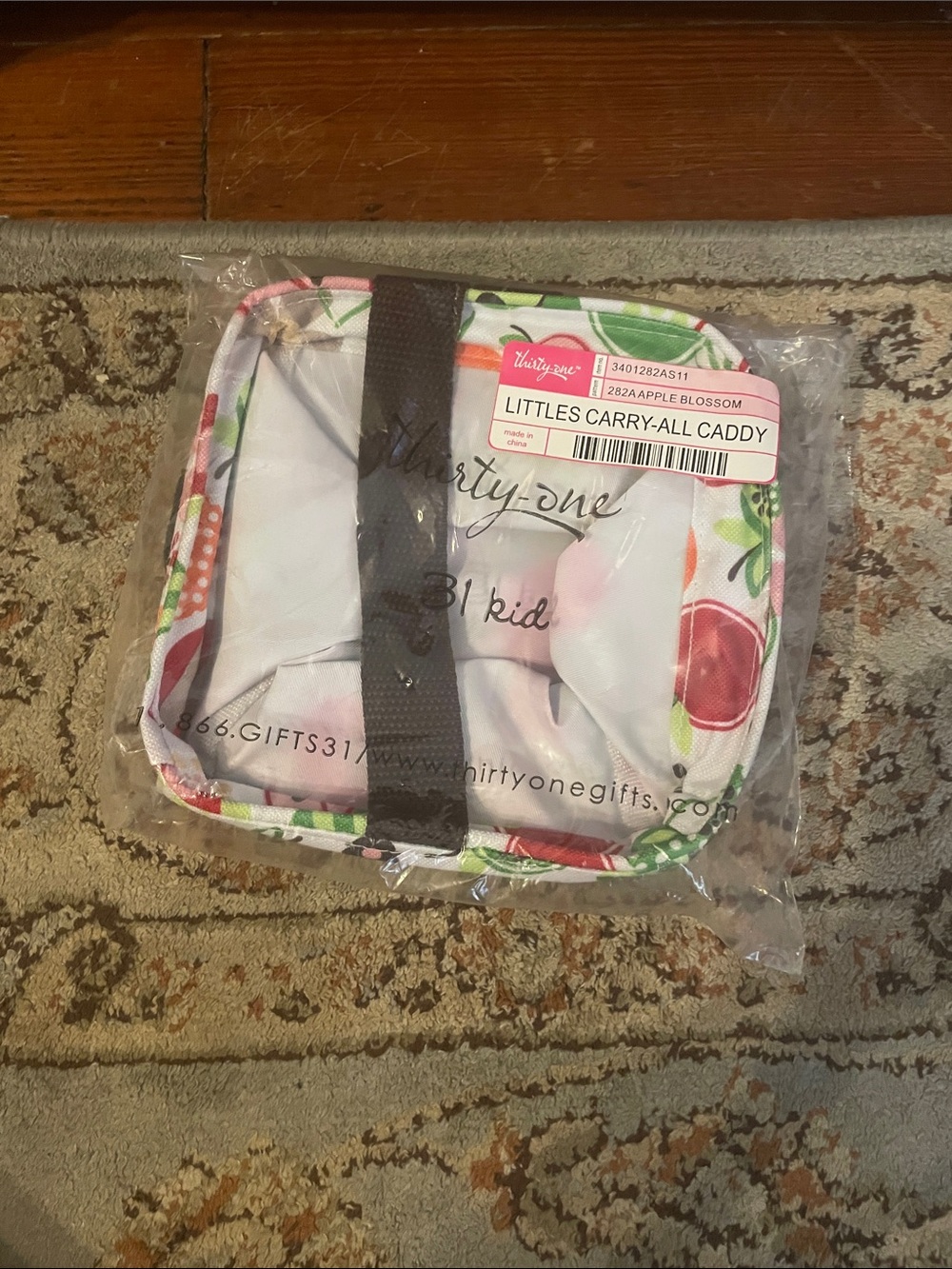 NWT thirty-one Littles Carry-All Caddy | apple blossom